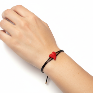 Pulseira com Coração Pingente