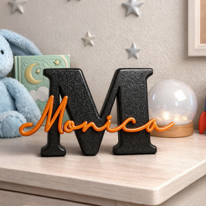 Nomes Personalizados Impressão 3D  – Decoração